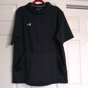 Black Short Sleeve Hoodie